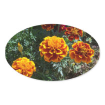 Orange Marigolds Stickers
