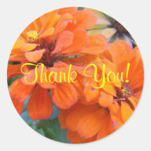 Orange Marigolds Sticker