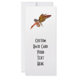 Orange Monarch Butterfly 3D Pixie - Fairy 2 rack cards