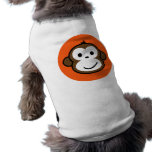 orange monkey dog clothes