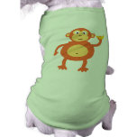 Orange Monkey pet clothing