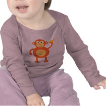 Orange Monkey Shirt