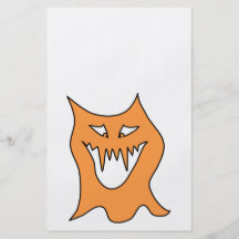 Orange Monster. Flyer Design