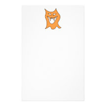 Orange Monster. Stationery Design