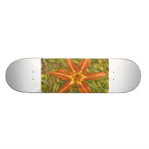Orange Nova skateboard