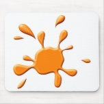 Orange Paint Splodge