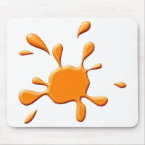Orange Paint Splodge