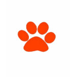 Orange Paw print apparel and more! t-shirts