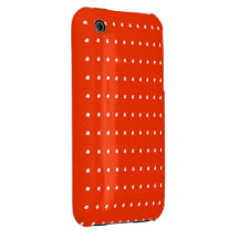ORANGE POKA DOTTED BLACKBERRY CASE