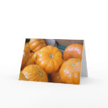 Orange Pumpkin Ghourds Greeting Cards