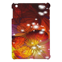 Orange, Purple and Yellow Flowers Case For The iPad Mini