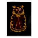 Orange-Red Cat cards