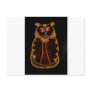 Orange-Red Cat Post Card