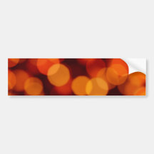 Orange Reflections of Light Bumper Sticker