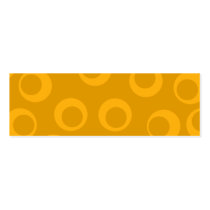 Orange retro pattern. business card
