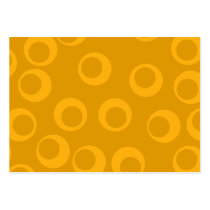 Orange retro pattern. business card