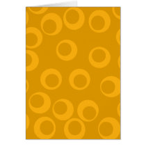 Orange retro pattern. greeting cards