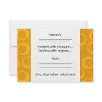 Orange retro pattern. announcements