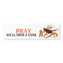 "Orange Ribbon" Ethnic Awareness Angel Bumper Sticker