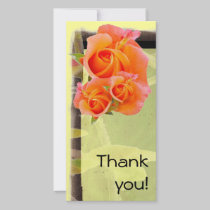 Orange Roses Card photo cards