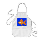Orange Roughly Glamourous Goldfish aprons