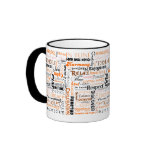 Orange Sacral Chakra Positive Affirmations Mug