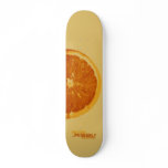 Orange skateboards