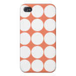 Orange Sky Polka Dot iPhone 4 Case