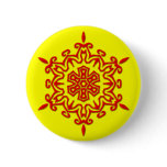 ORANGE SNOWFLAKE ORNAMENT buttons