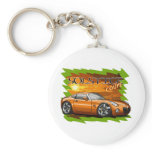 Orange Solstice Coupe Keychain