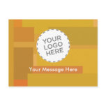 Orange Squares Postcard