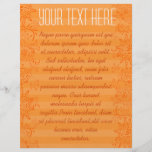 Orange Striped Swirled Flyer