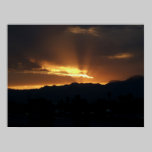 orange sunset posters