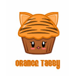 Orange Tabby Cupcake t-shirts