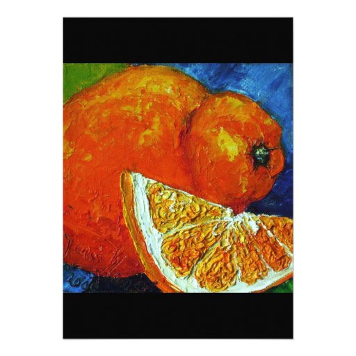Orange Tangalo Invitation