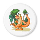 Orange Techo on a Mystery Island quest magnets