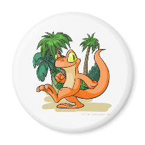 Orange Techo on a Mystery Island quest magnets