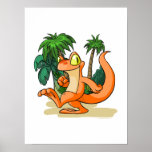 Orange Techo on a Mystery Island quest posters