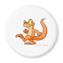 Orange Techo on a quest magnets
