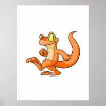 Orange Techo on a quest posters