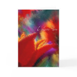 Orange Tulip Valentine's-Love Cards