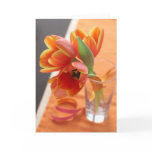 Orange Tulips Card