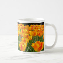 Orange Tulips Coffee Mug