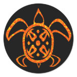 Orange Turtle Stickers