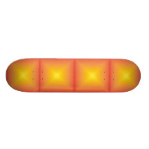 Orange yellow colour harmony custom skate board