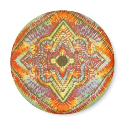 Orange/Yellow Tie Dye Magnet by ErinDoherty5023