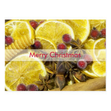 Oranges and Spices • Christmas Profilecard Business Card