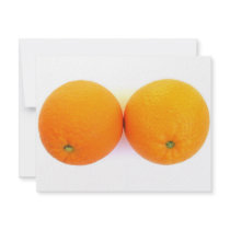 ORANGES BOUNCING PERSONALIZED INVITATIONS