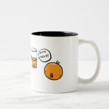 oranges coffee mug