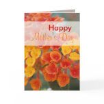 Oranges Flowers for my Mum cards